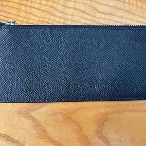 Coach Slim Leather Zip Wallet